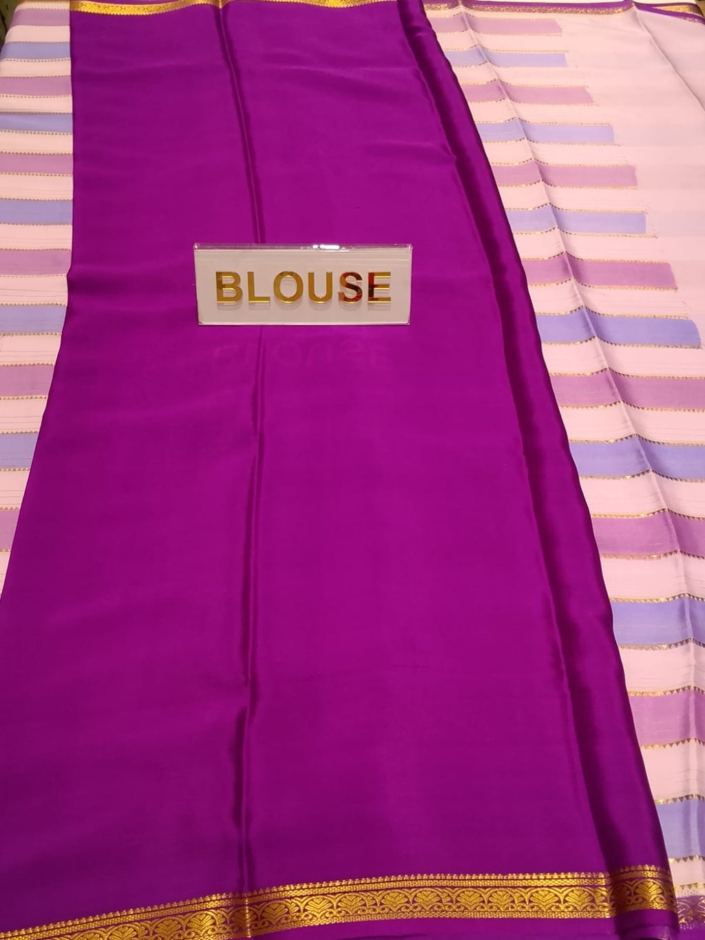 Pure Mysore Silk Saree.
