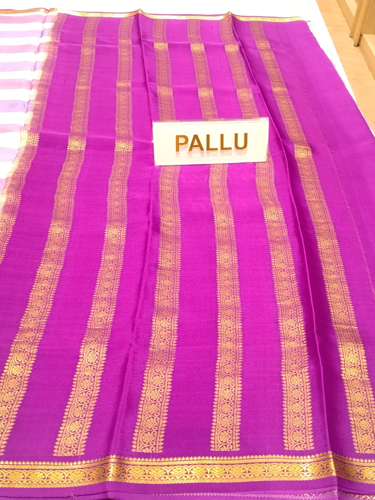 Pure Mysore Silk Saree.