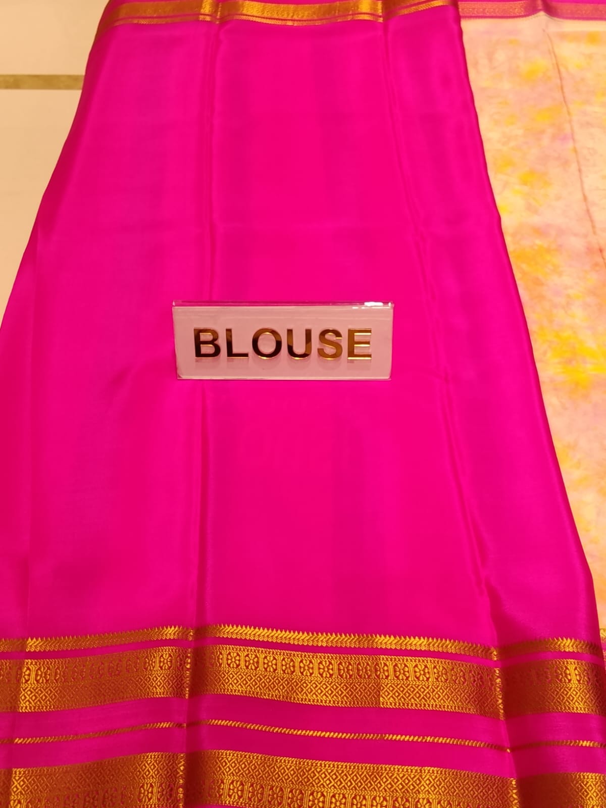 Pure Mysore Silk Saree.