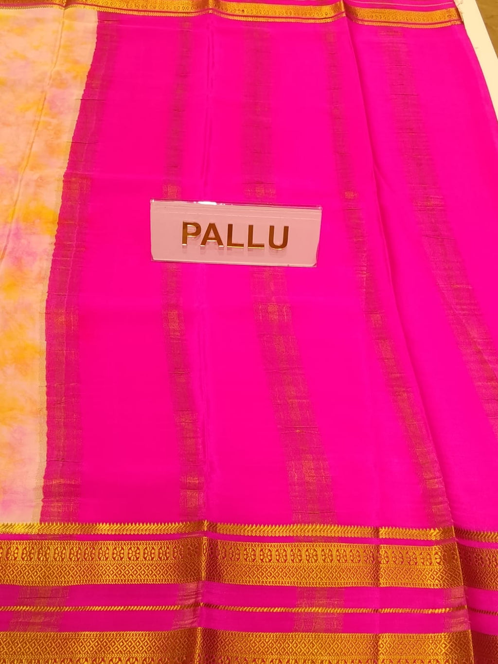 Pure Mysore Silk Saree.