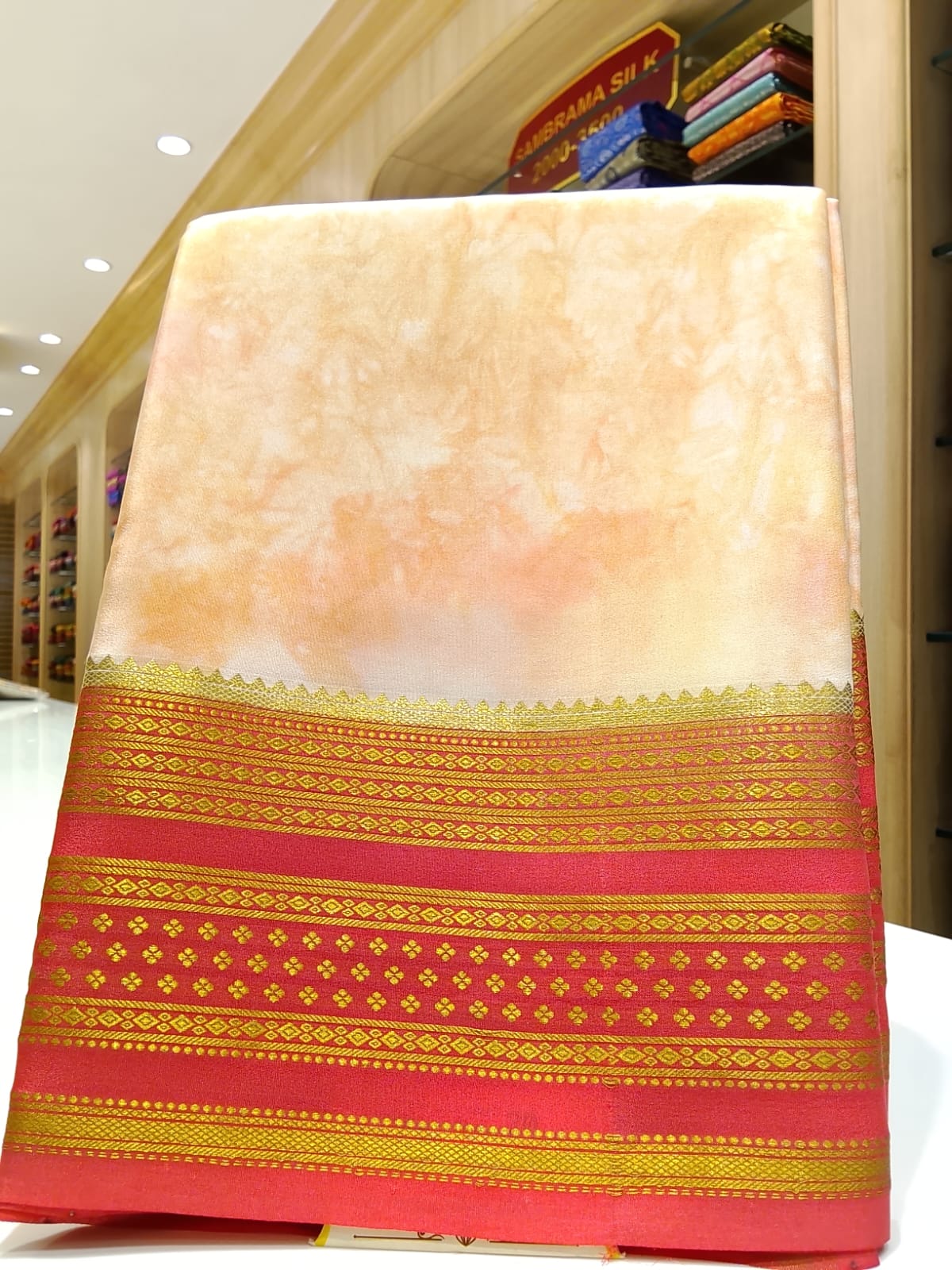Pure Mysore Silk Saree.