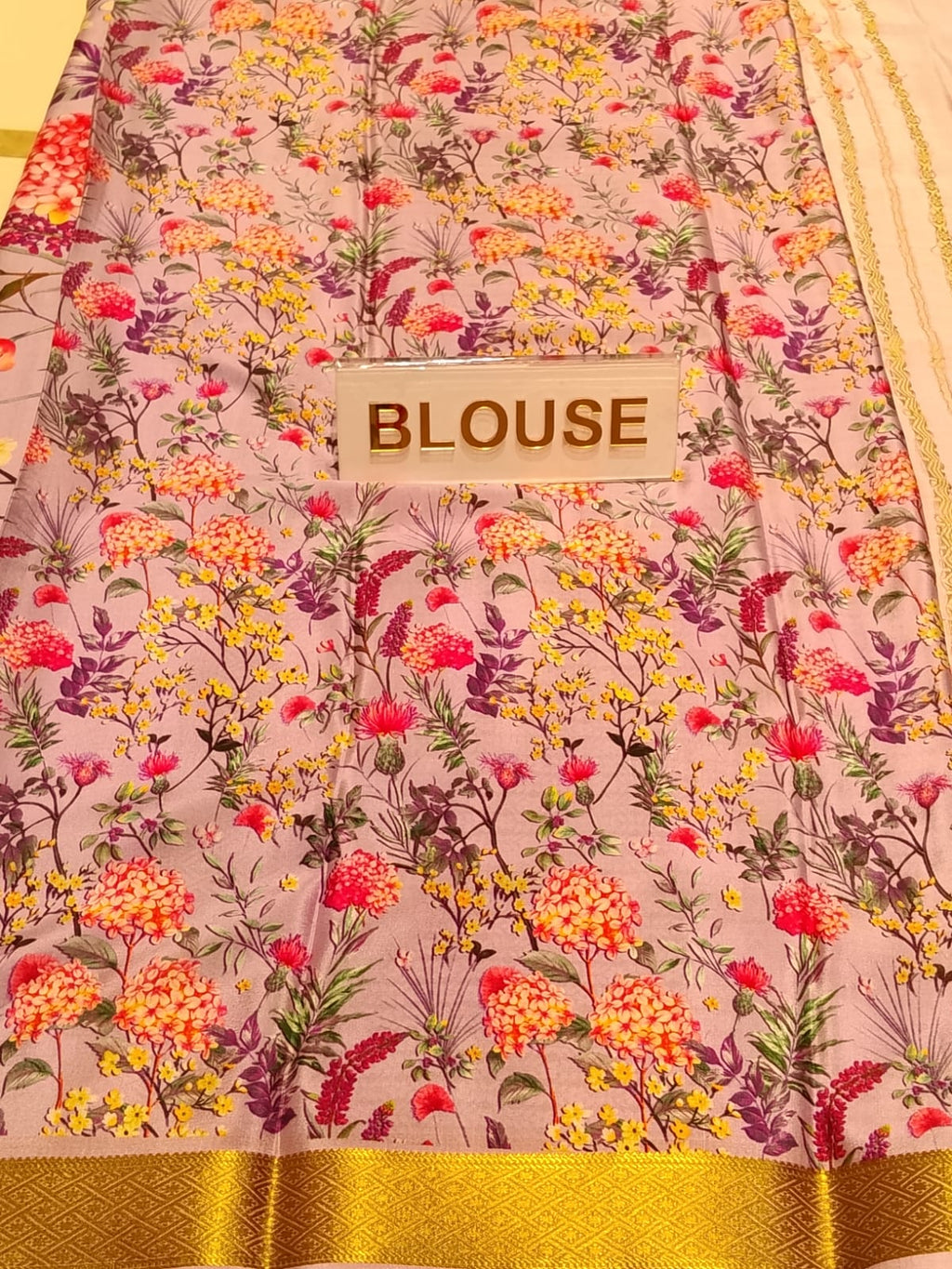 Pure Mysore Silk Saree.