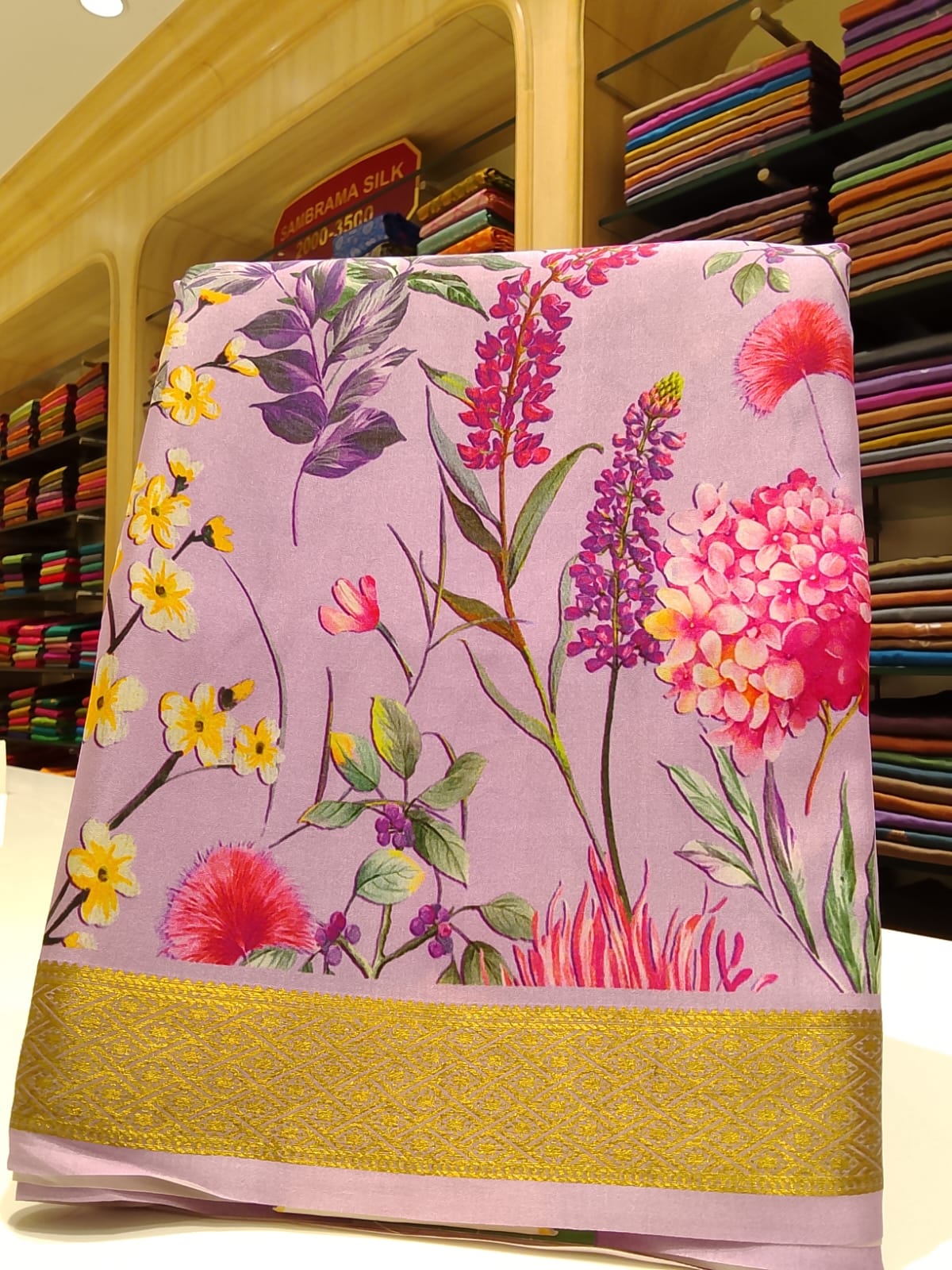 Pure Mysore Silk Saree.