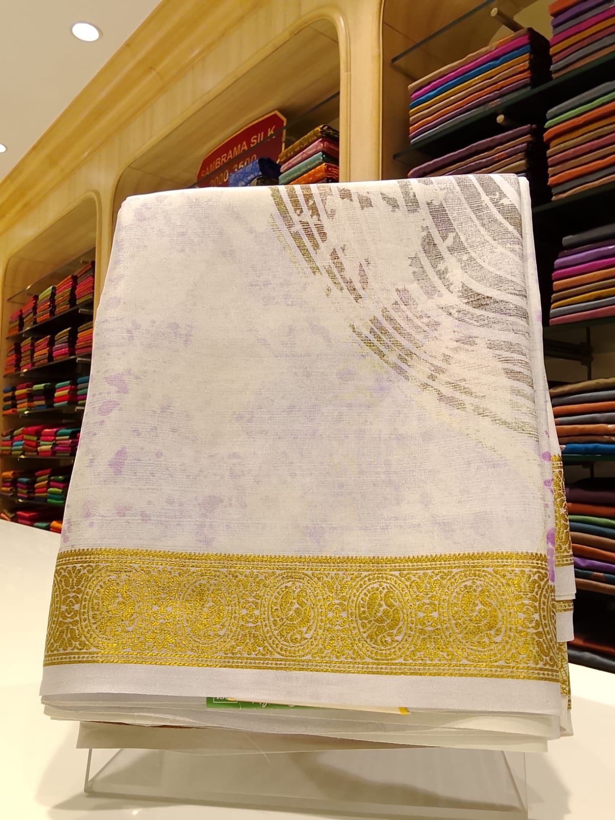 Pure Mysore Silk Saree.