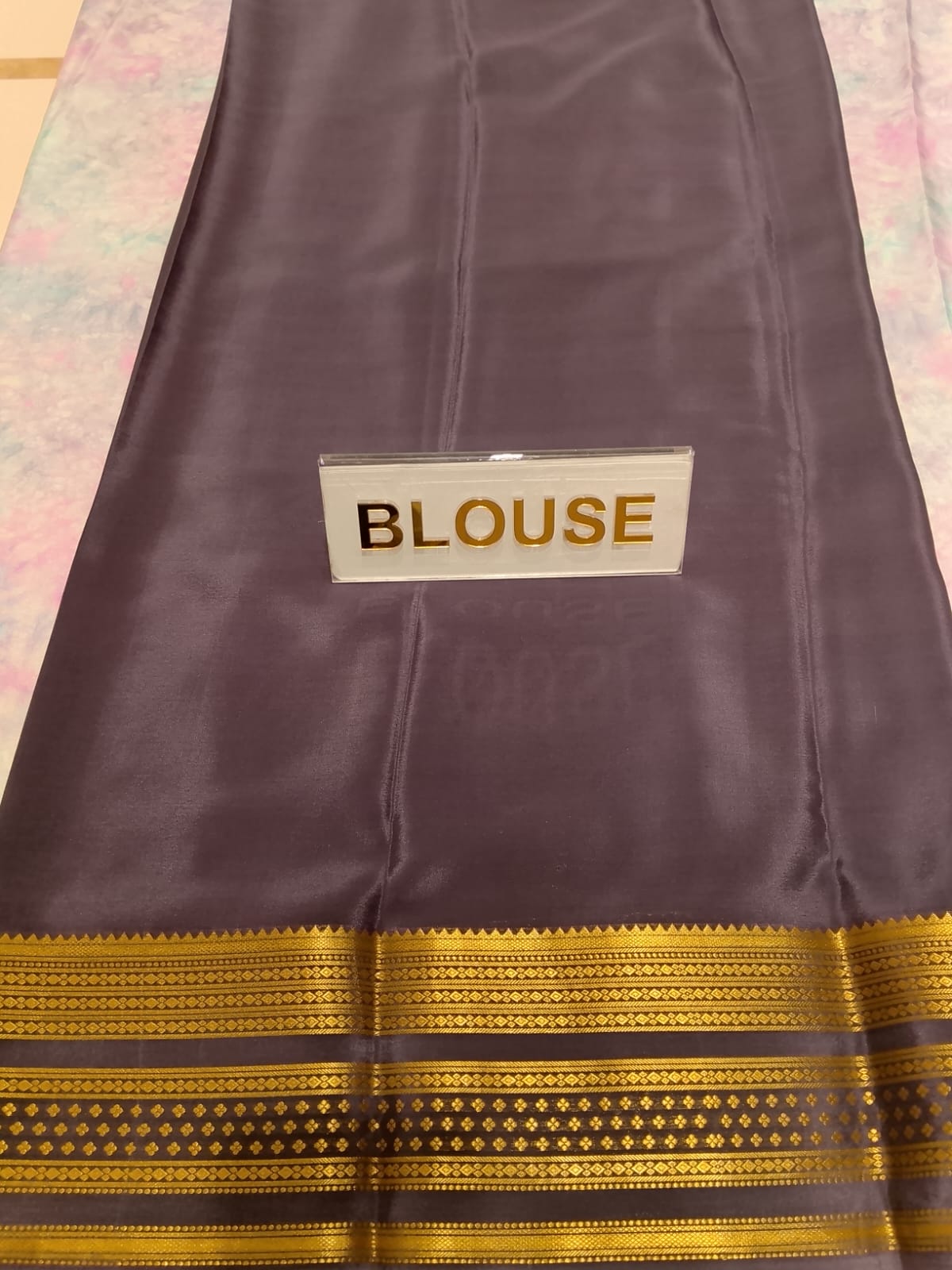 Pure Mysore Silk Saree.