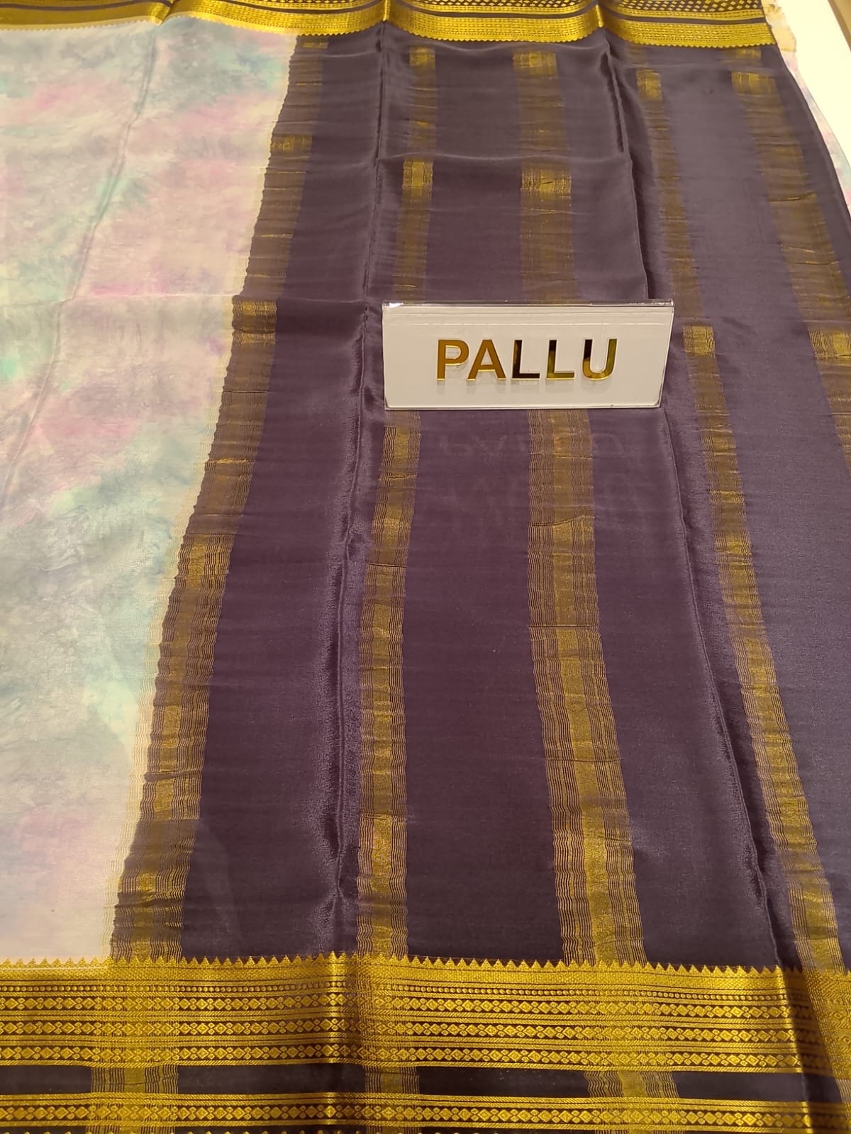 Pure Mysore Silk Saree.