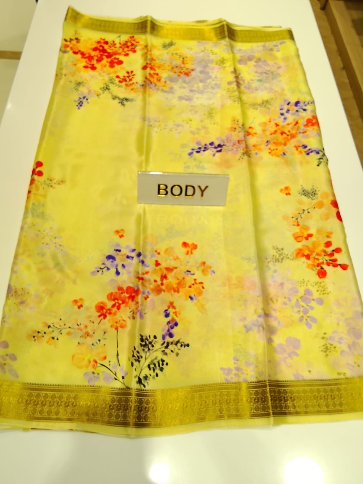 Pure Mysore Silk Saree.