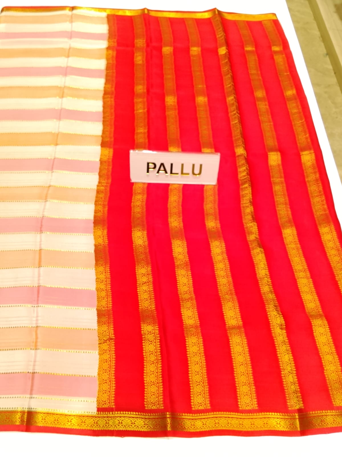 Pure Mysore Silk Saree.