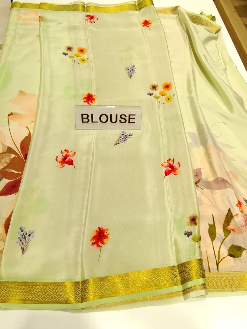 Pure Mysore Silk Saree.