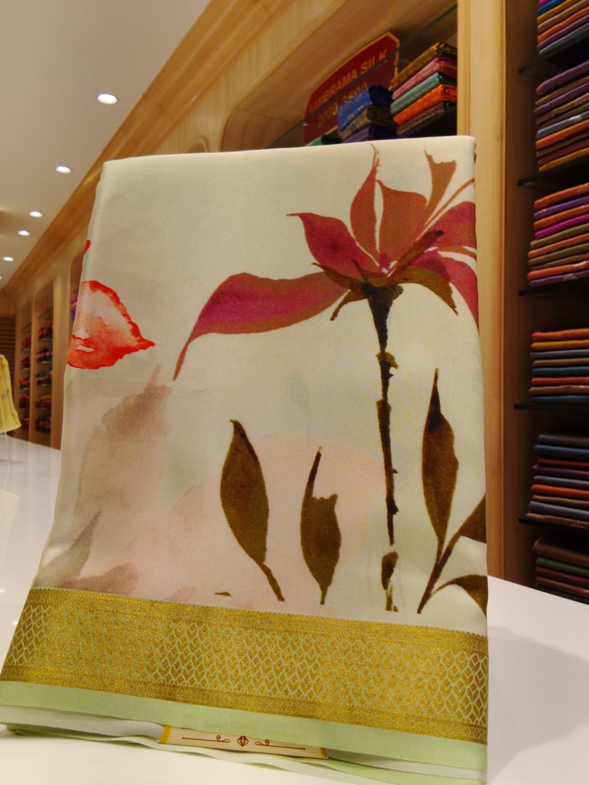 Pure Mysore Silk Saree.