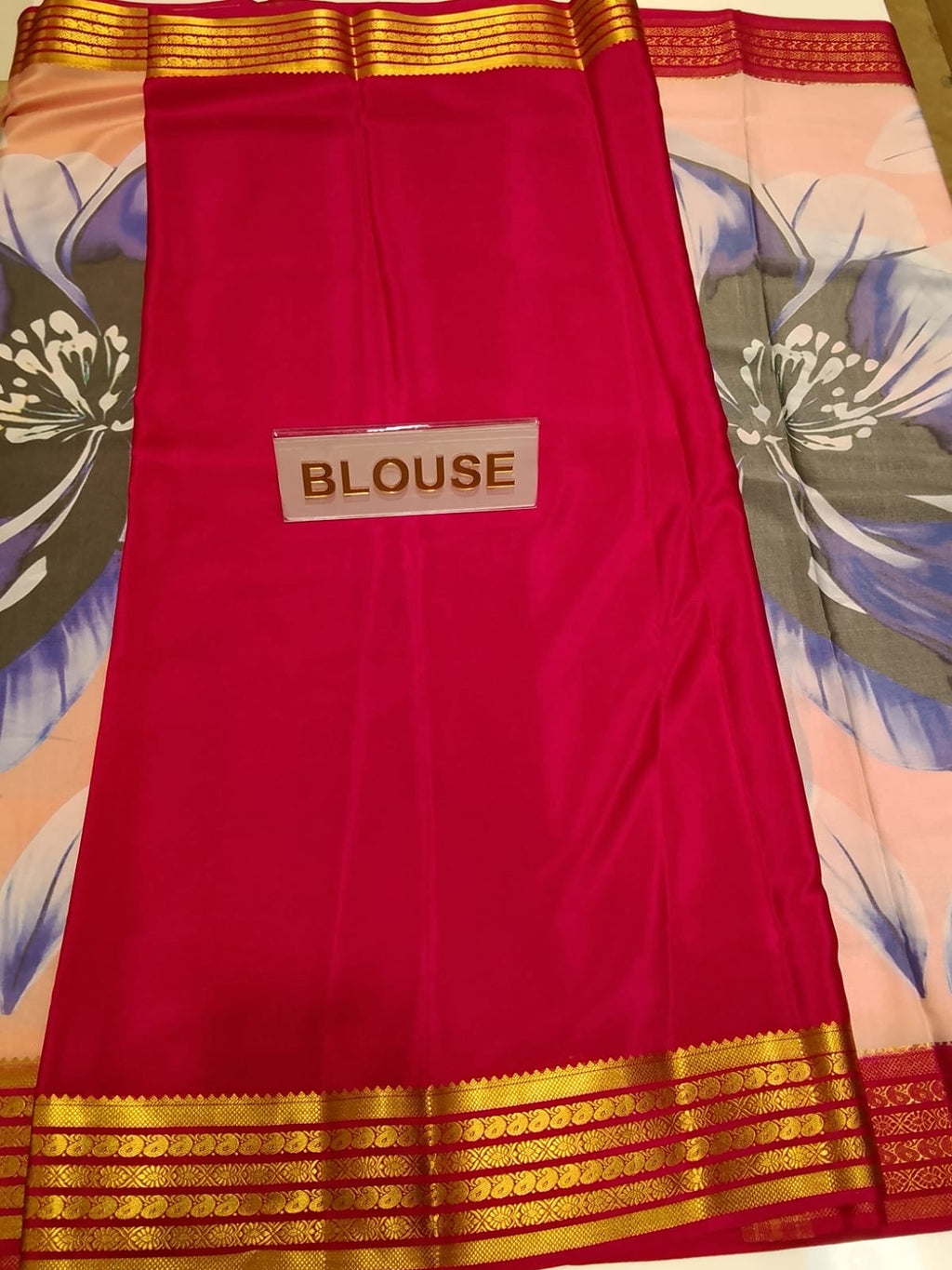 Pure Mysore Silk Saree.
