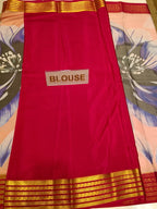 Pure Mysore Silk Saree.