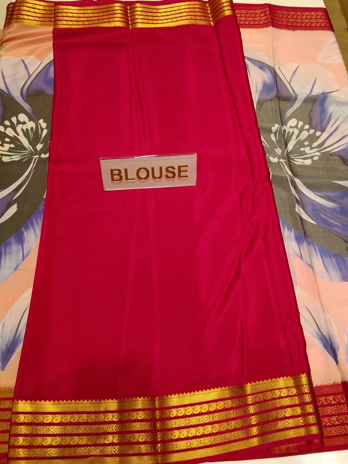 Pure Mysore Silk Saree.