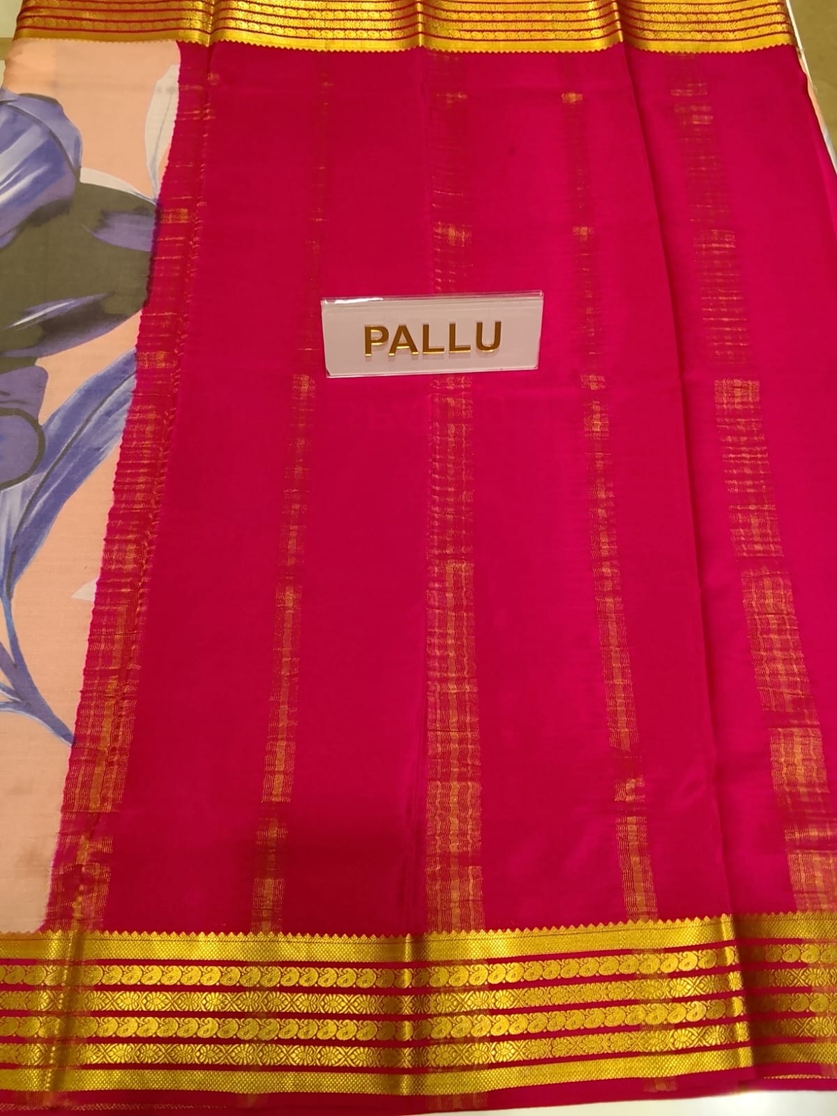 Pure Mysore Silk Saree.