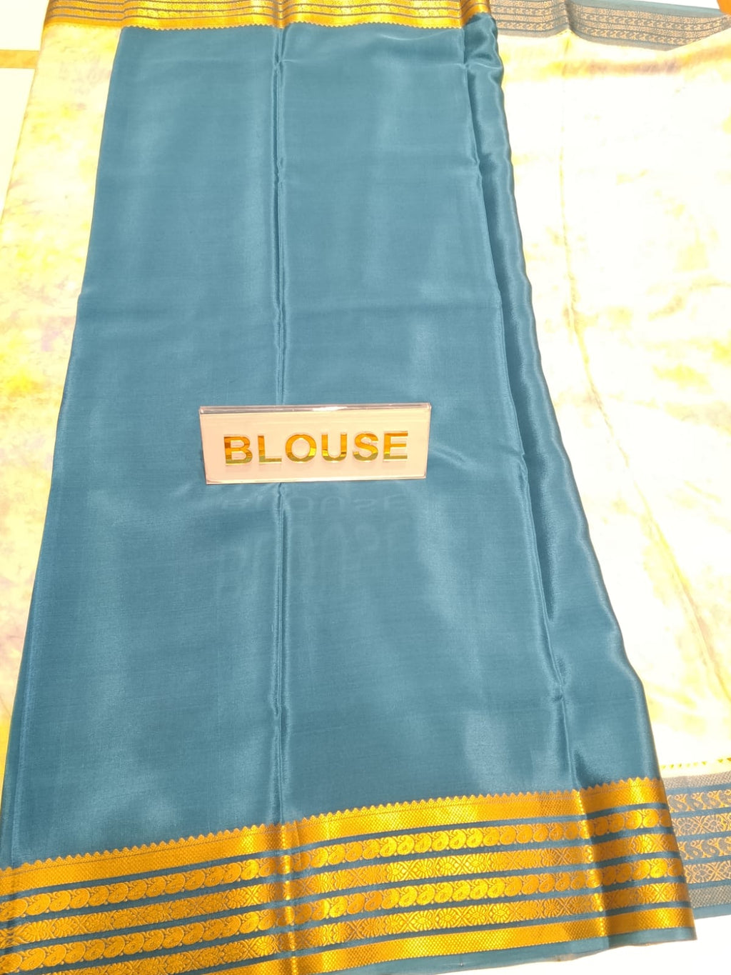 Pure Mysore Silk Saree.