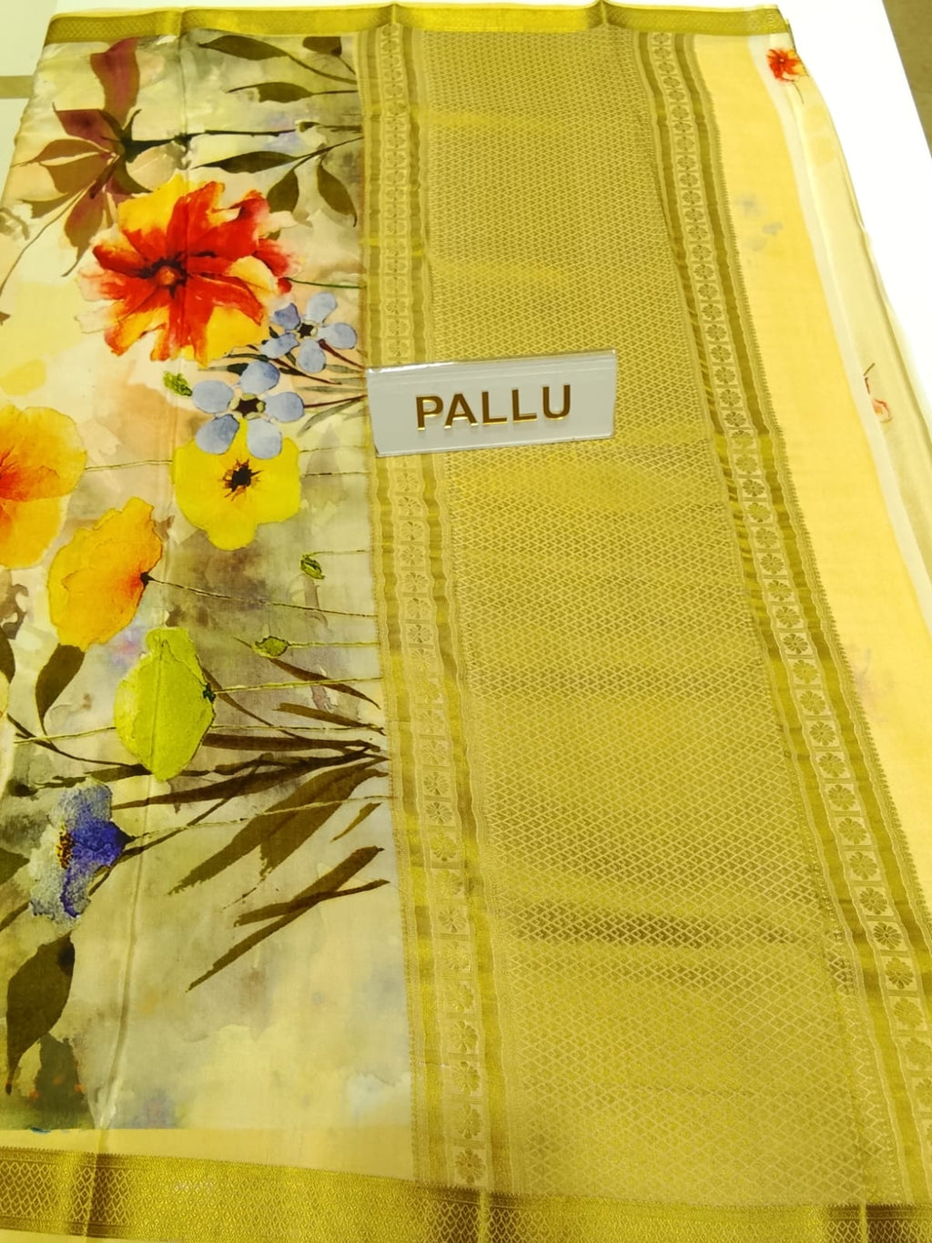 Pure Mysore Silk Saree.