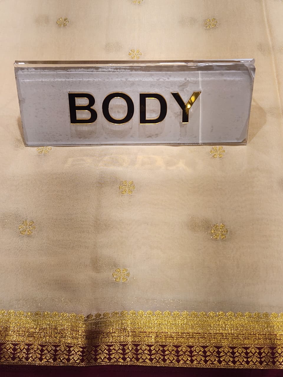 Semi Mysore Silk Saree.