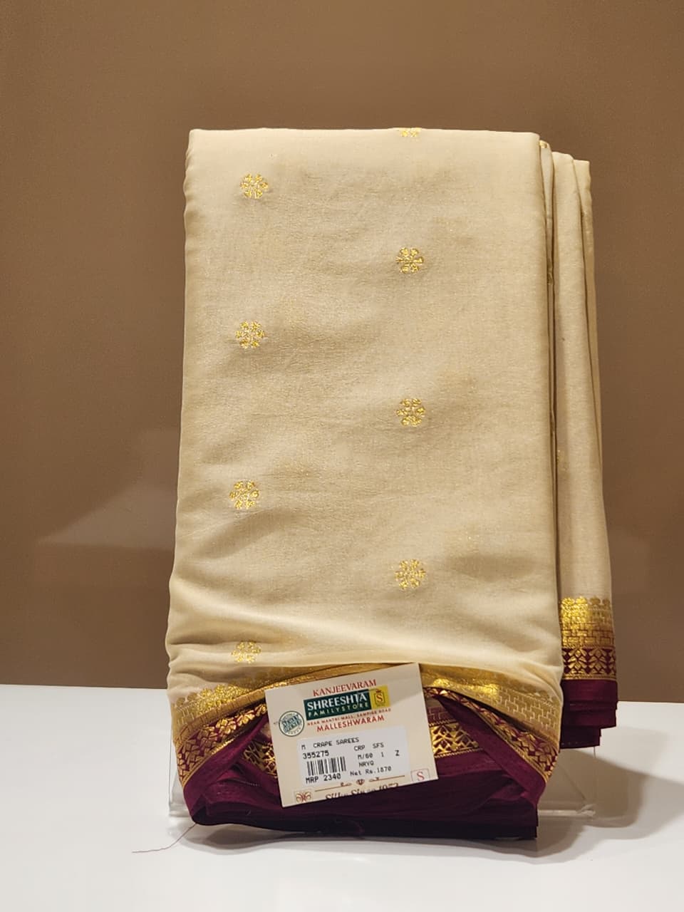 Semi Mysore Silk Saree.