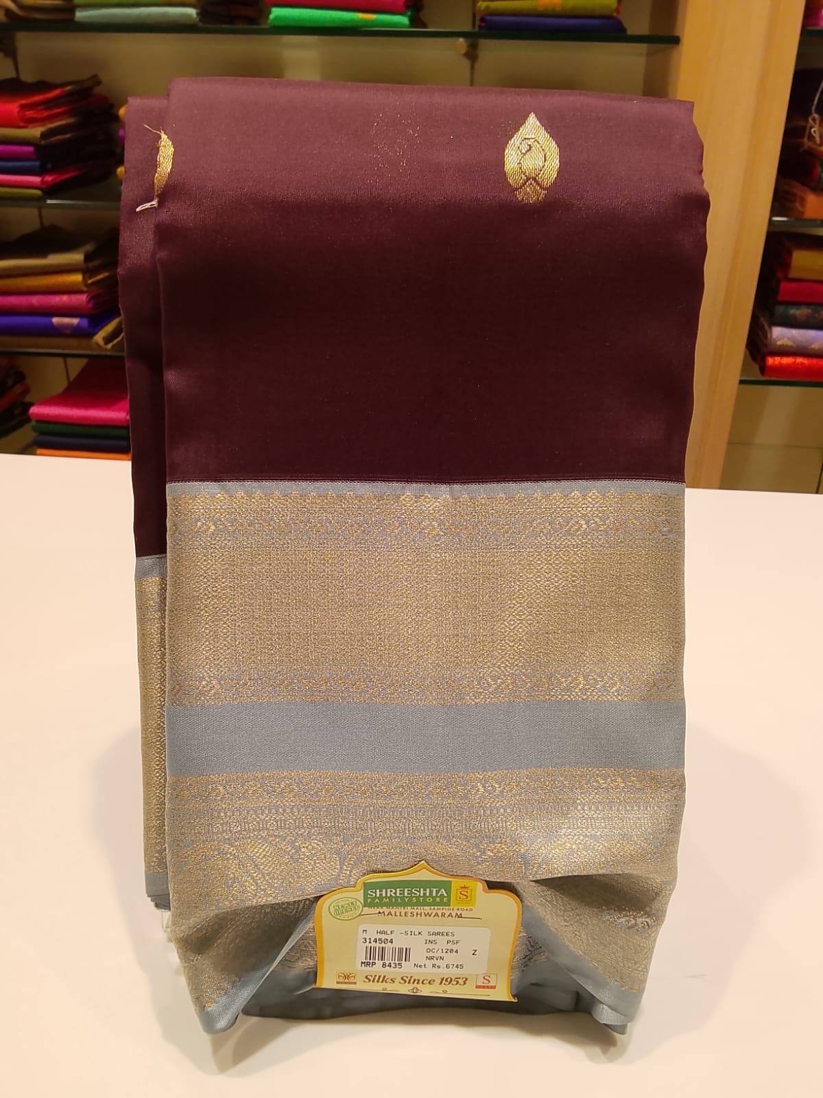 Half Silk Saree