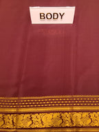 Pure Mysore Silk Saree.