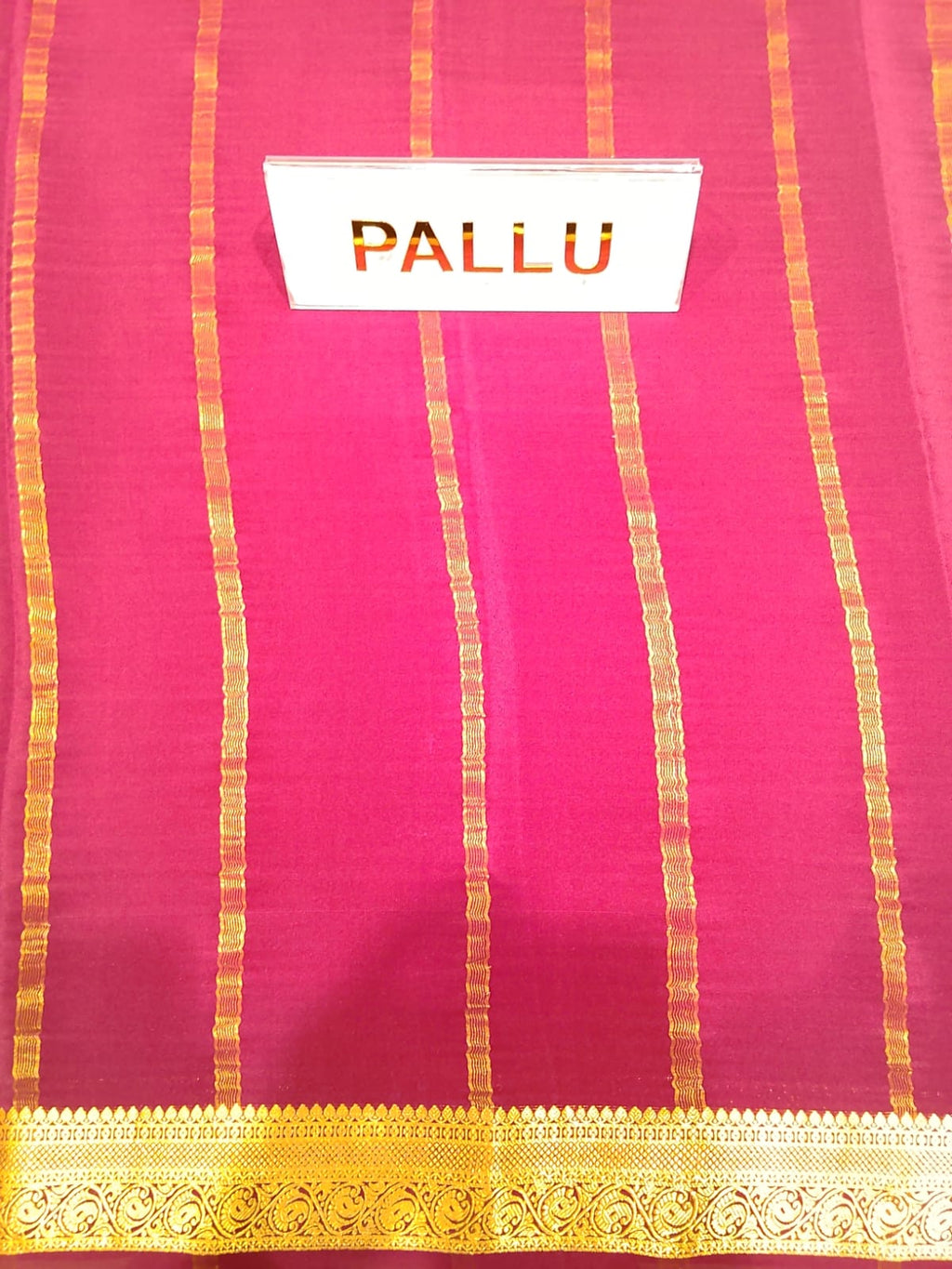 Pure Mysore Silk Saree.
