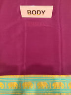 Pure Mysore Silk Saree.