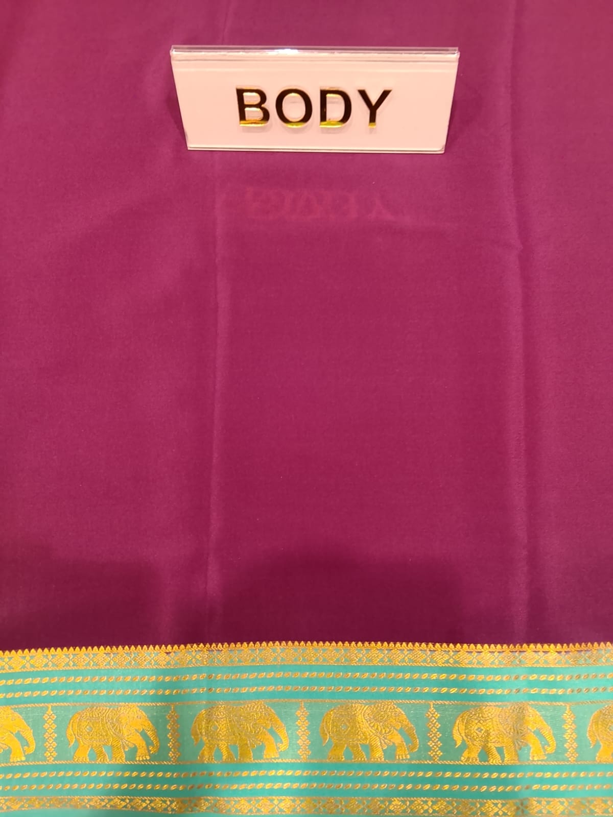 Pure Mysore Silk Saree.