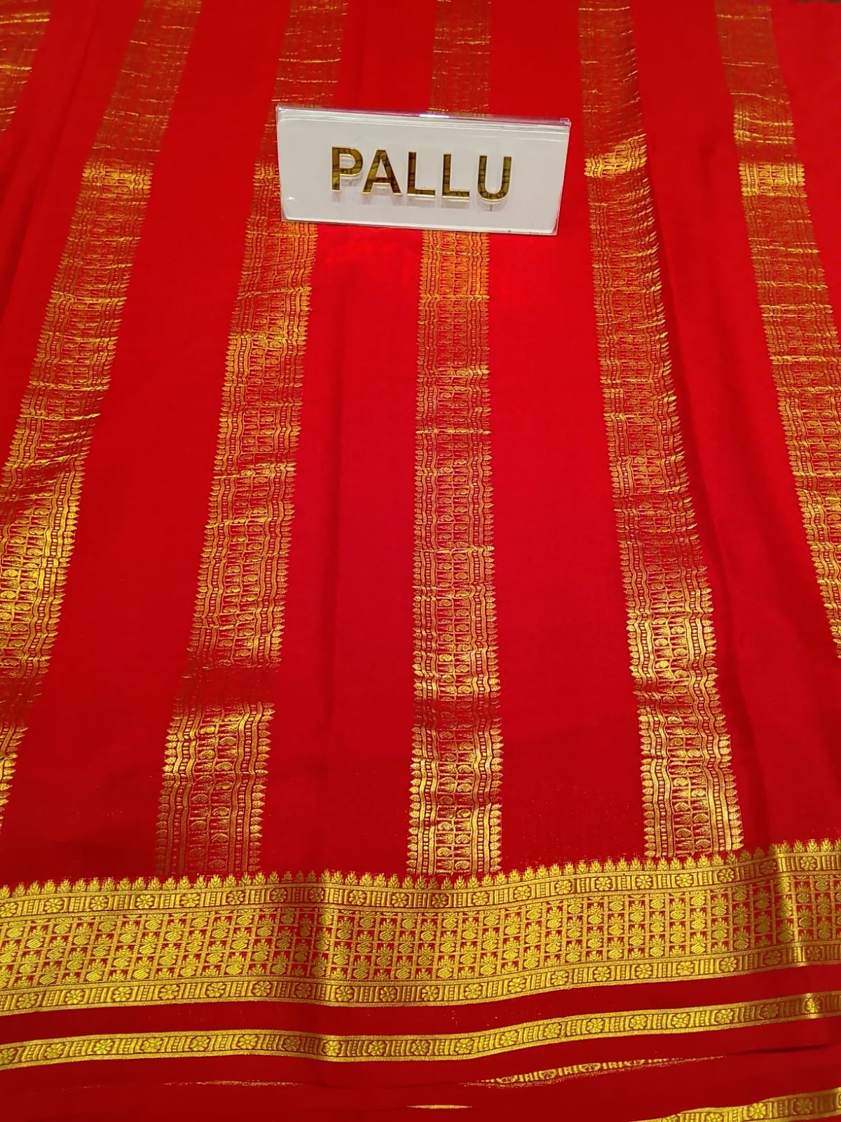 Pure Mysore Silk Saree.