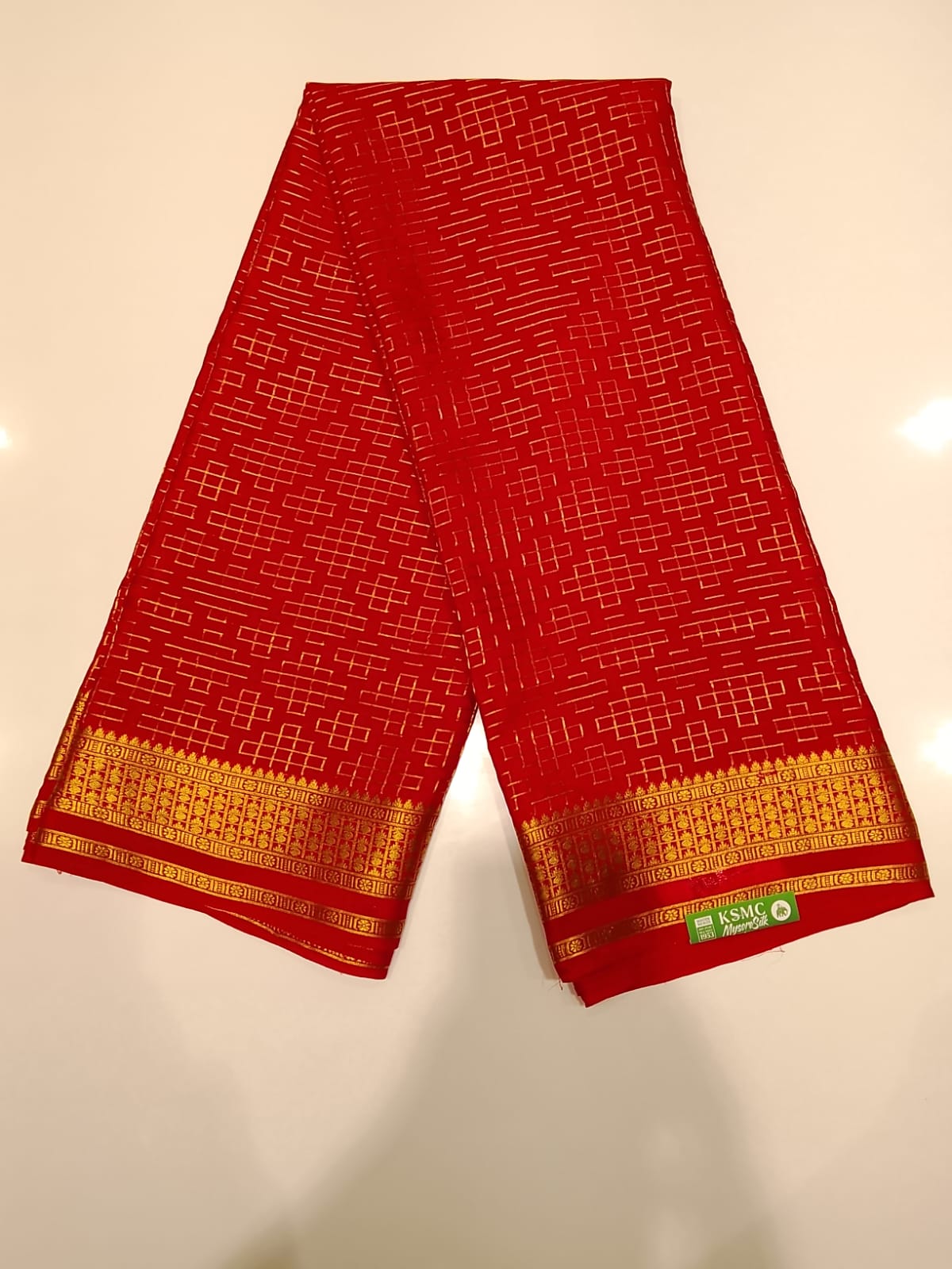 Pure Mysore Silk Saree.