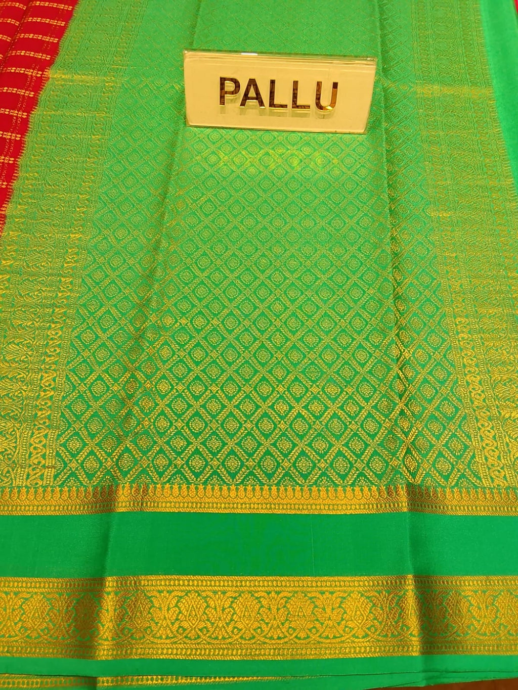 Pure Mysore Silk Saree.