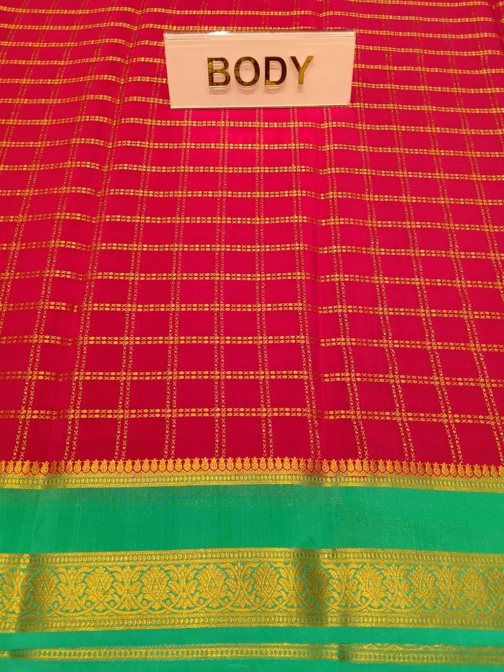 Pure Mysore Silk Saree.