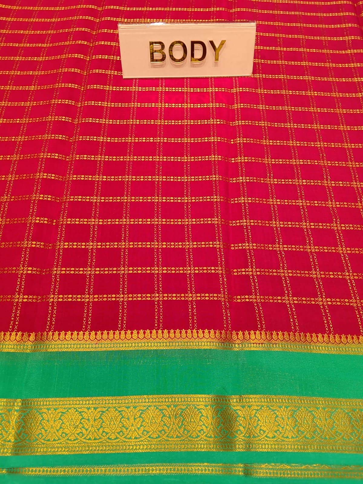 Pure Mysore Silk Saree.