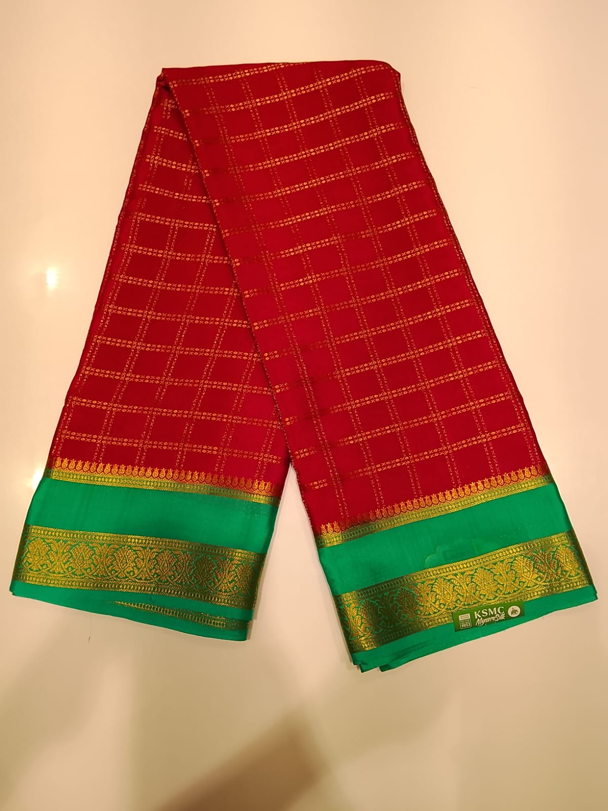Pure Mysore Silk Saree.