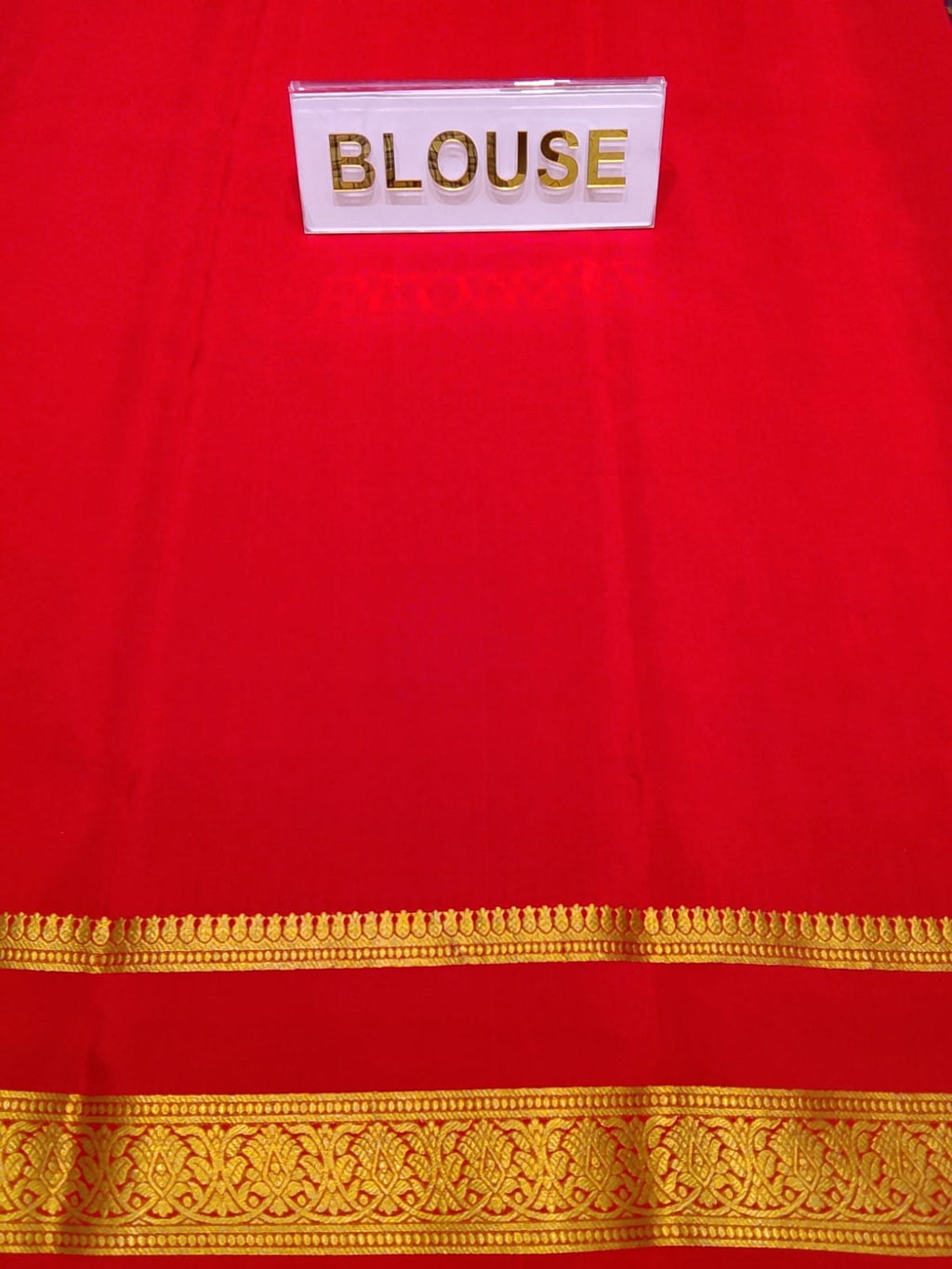Pure Mysore Silk Saree.