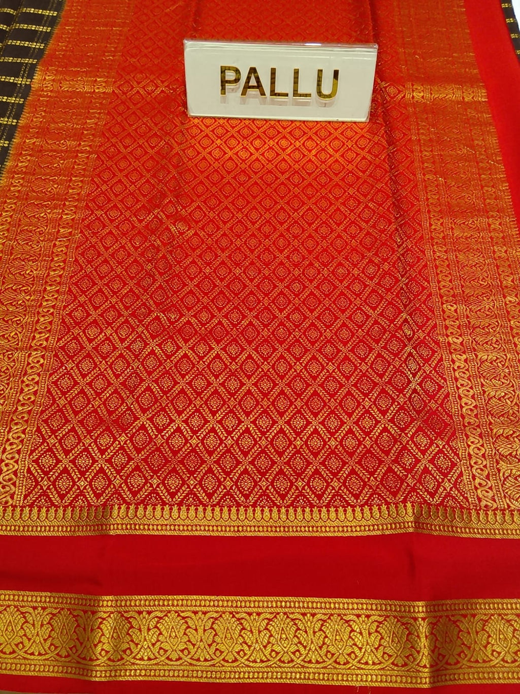 Pure Mysore Silk Saree.