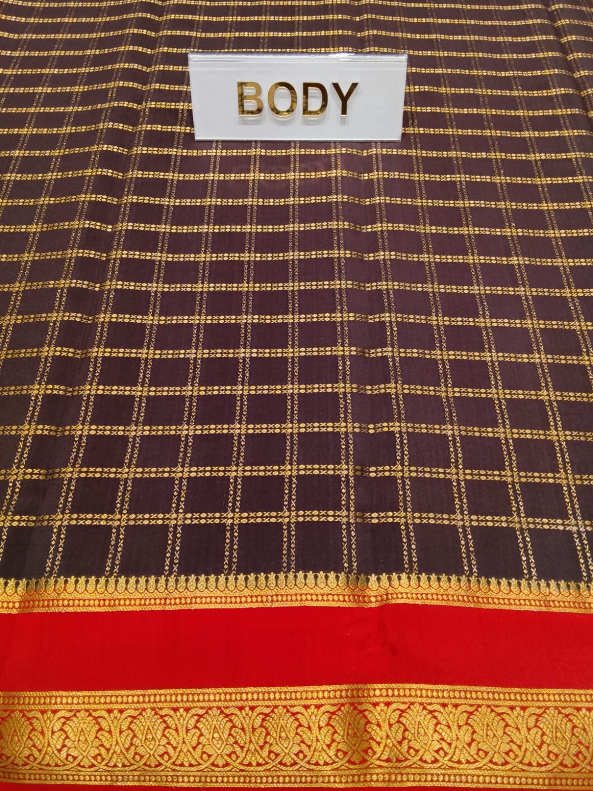 Pure Mysore Silk Saree.