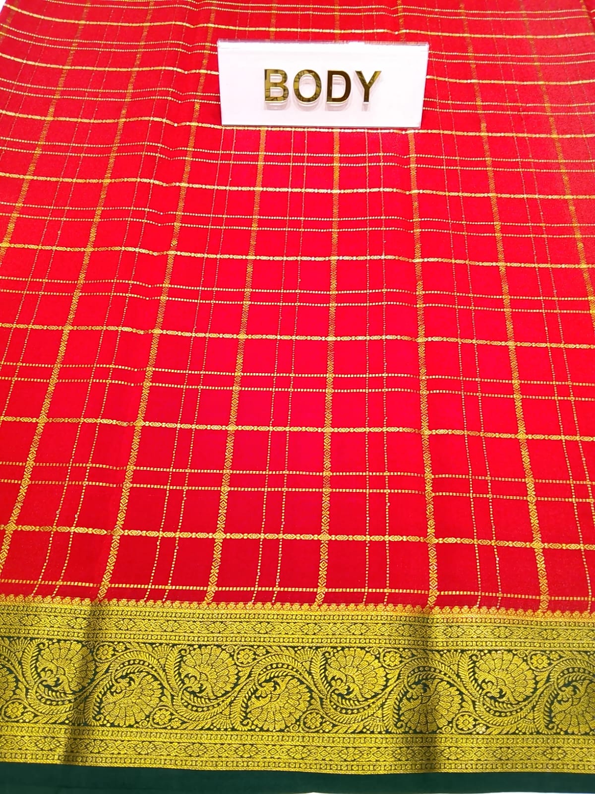 Pure Mysore Silk Saree.