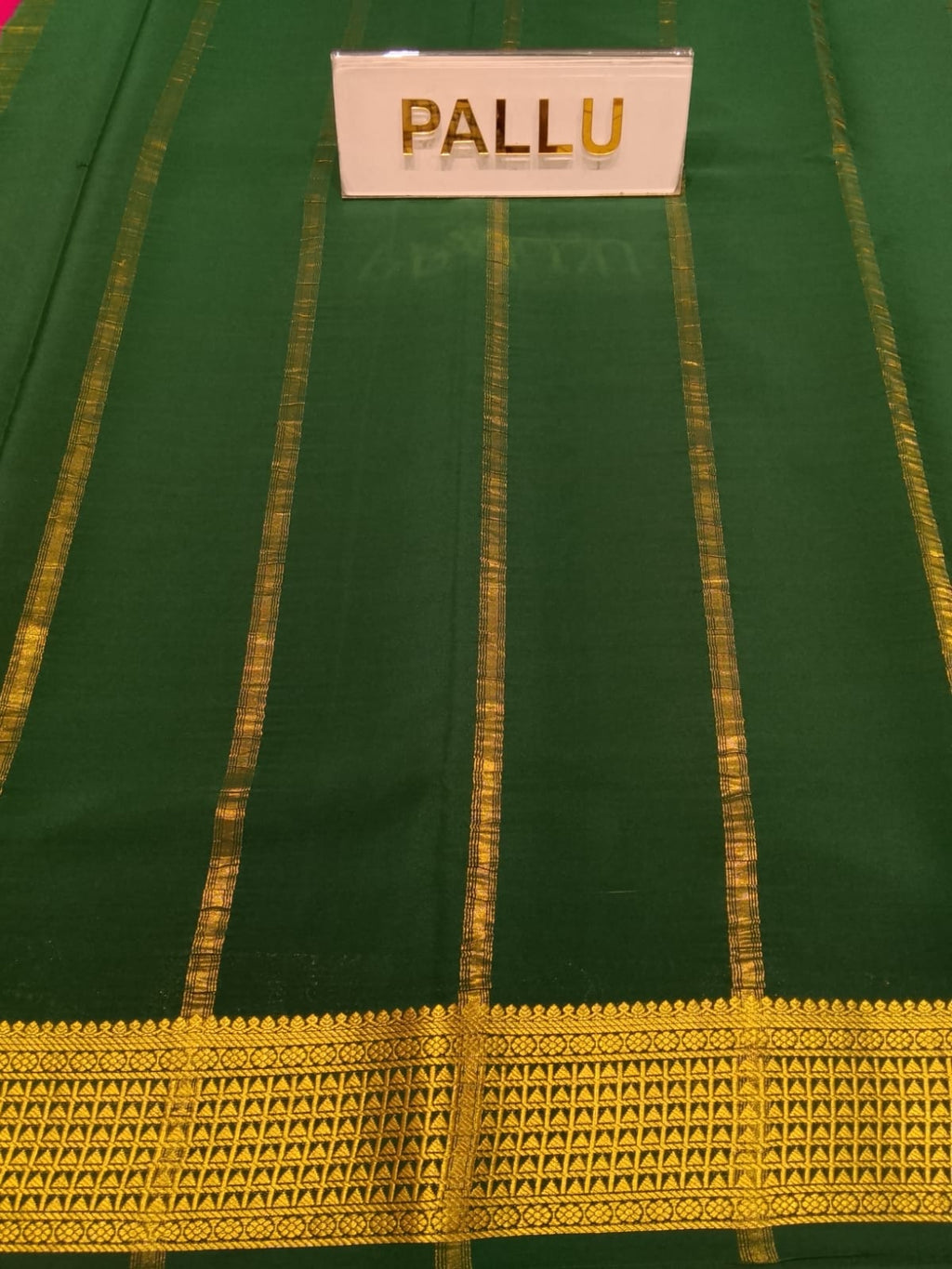 Pure Mysore Silk Saree.