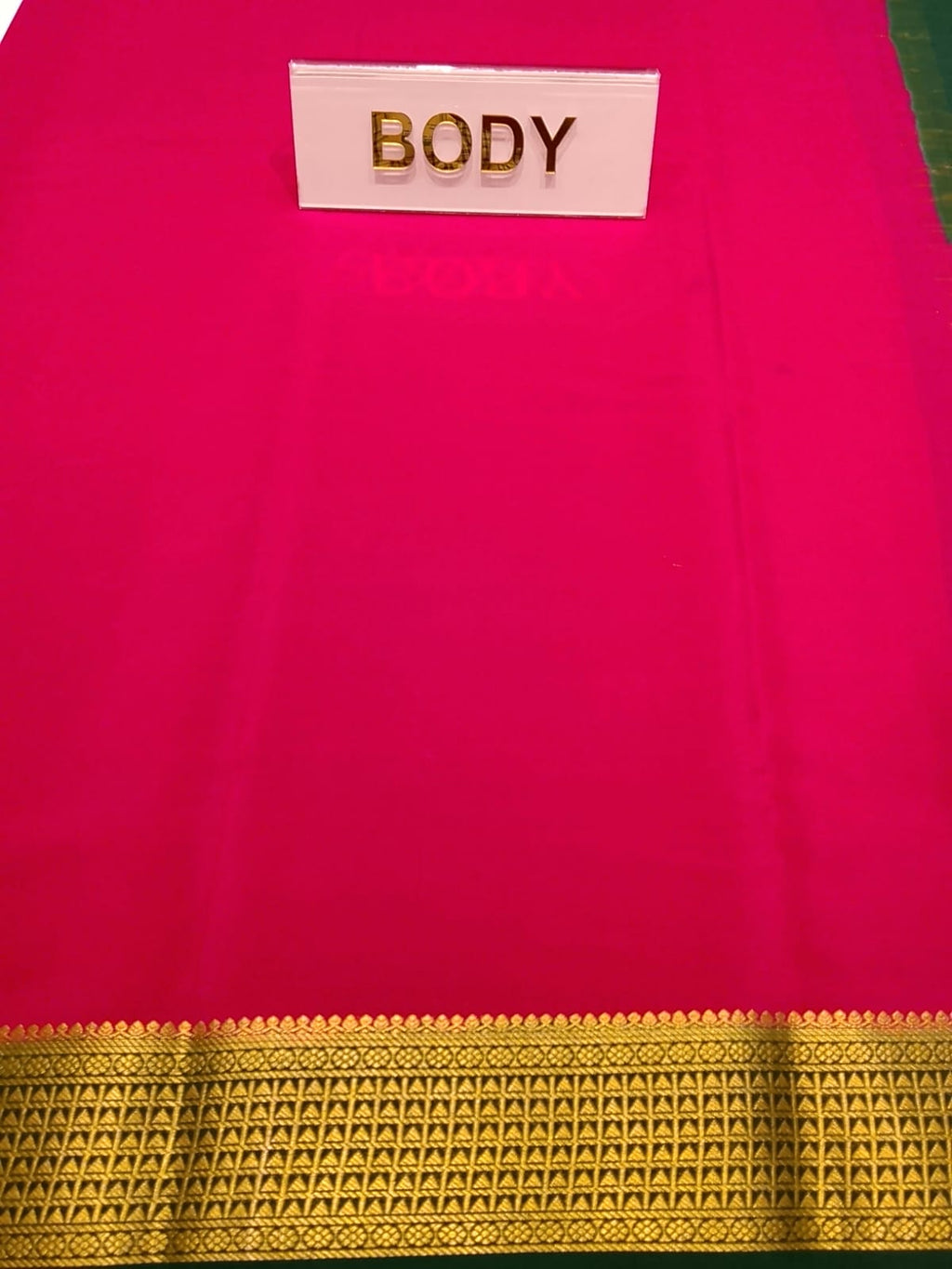 Pure Mysore Silk Saree.