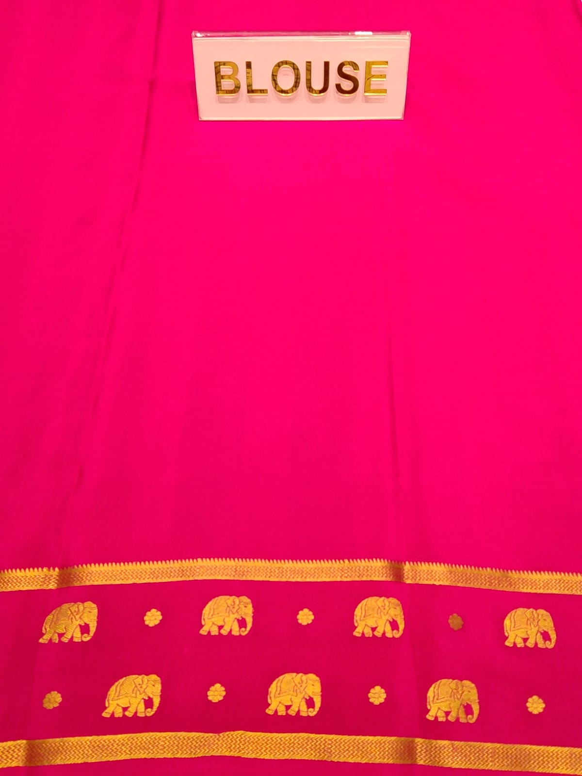 Pure Mysore Silk Saree.