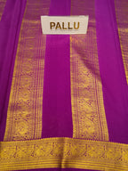 Pure Mysore Silk Saree.