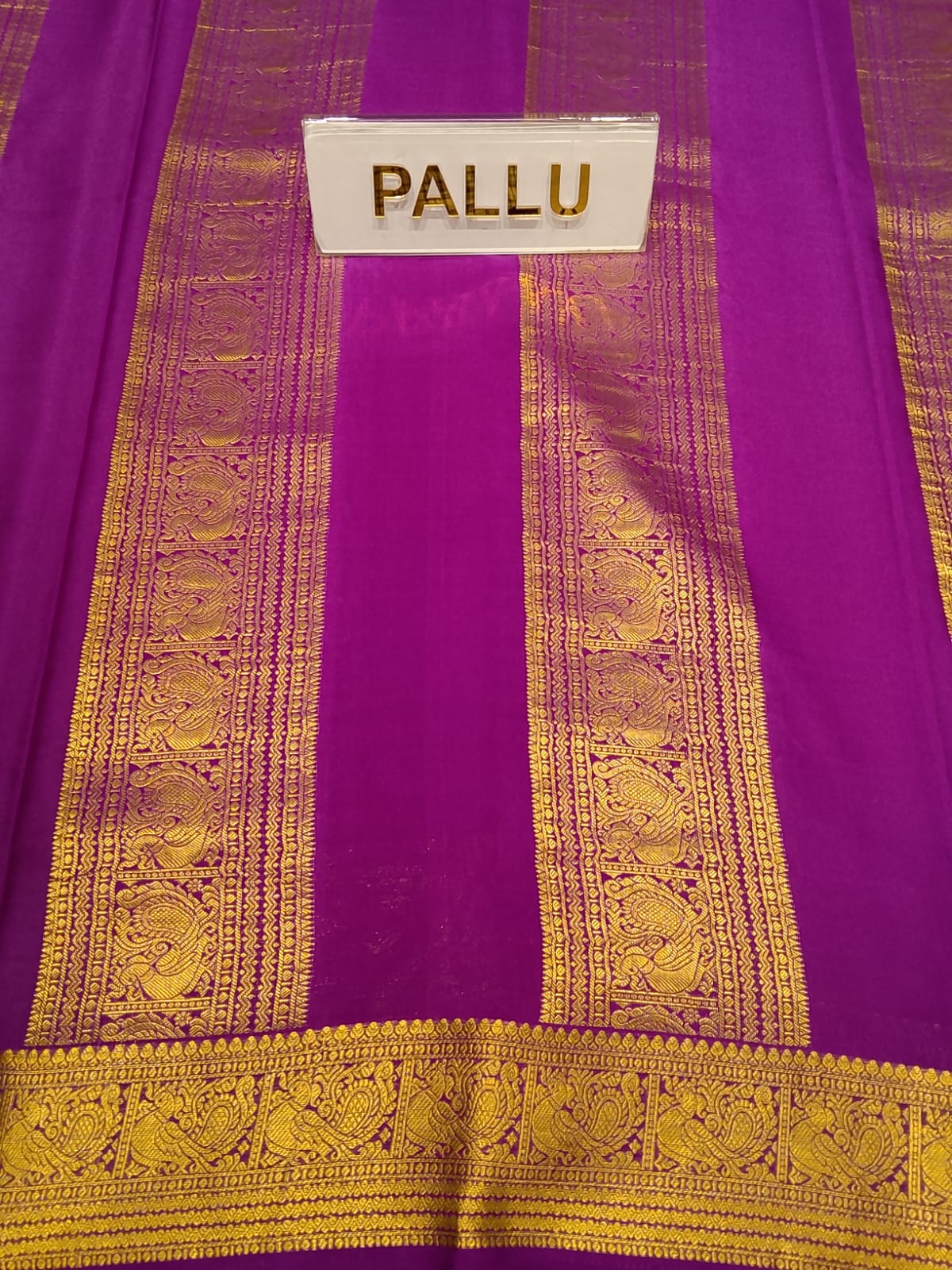 Pure Mysore Silk Saree.