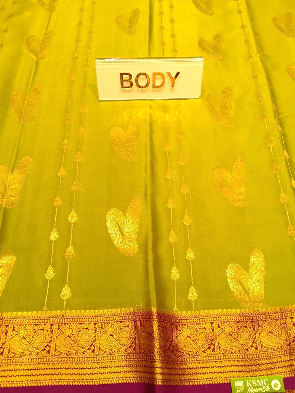 Pure Mysore Silk Saree.