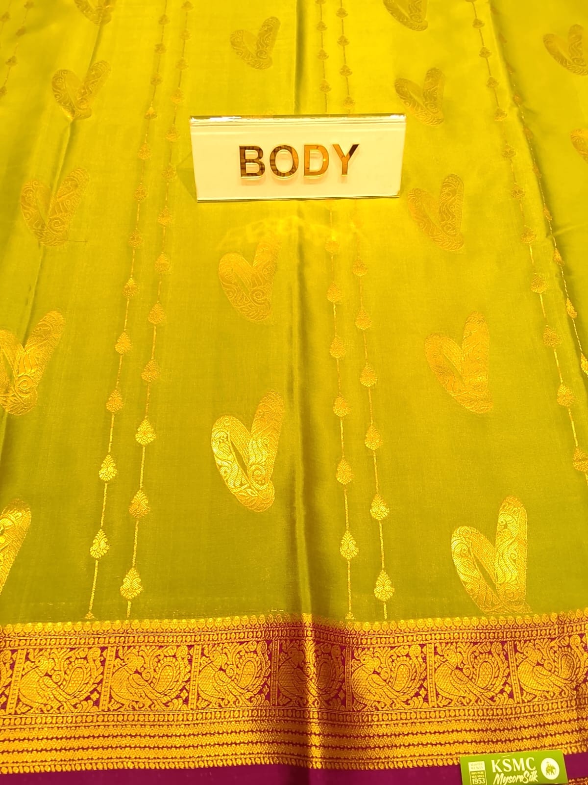 Pure Mysore Silk Saree.