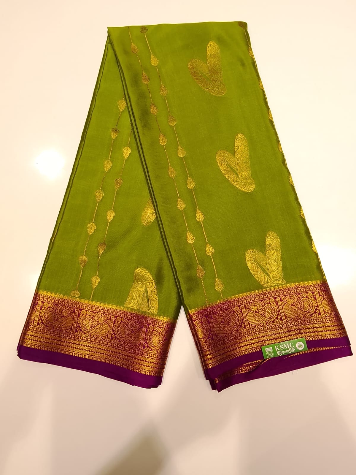 Pure Mysore Silk Saree.