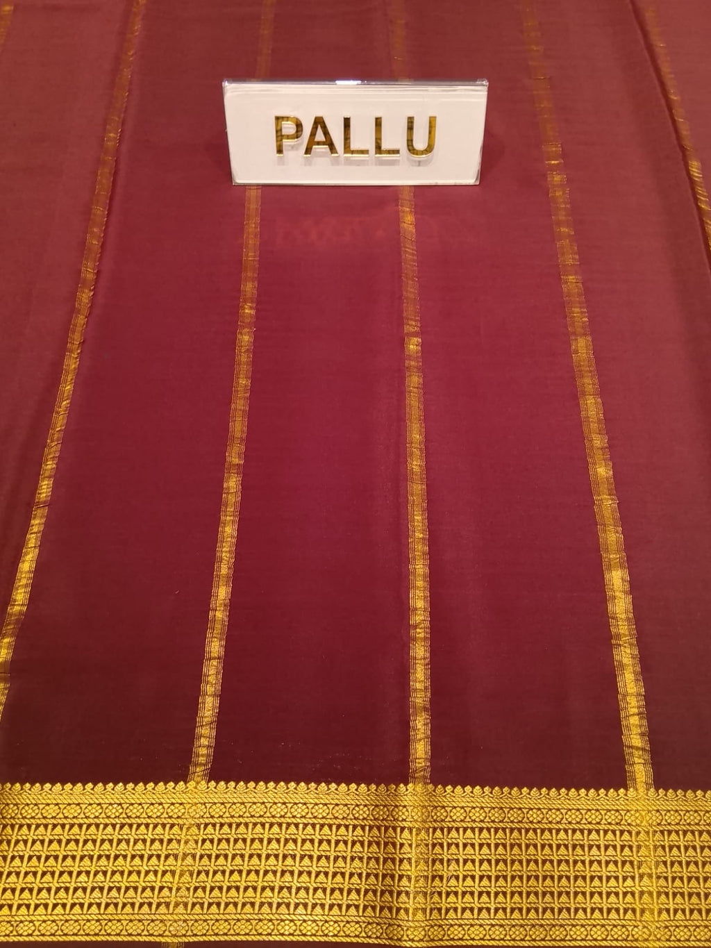 Pure Mysore Silk Saree.
