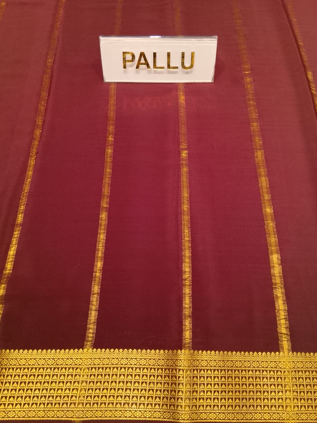 Pure Mysore Silk Saree.