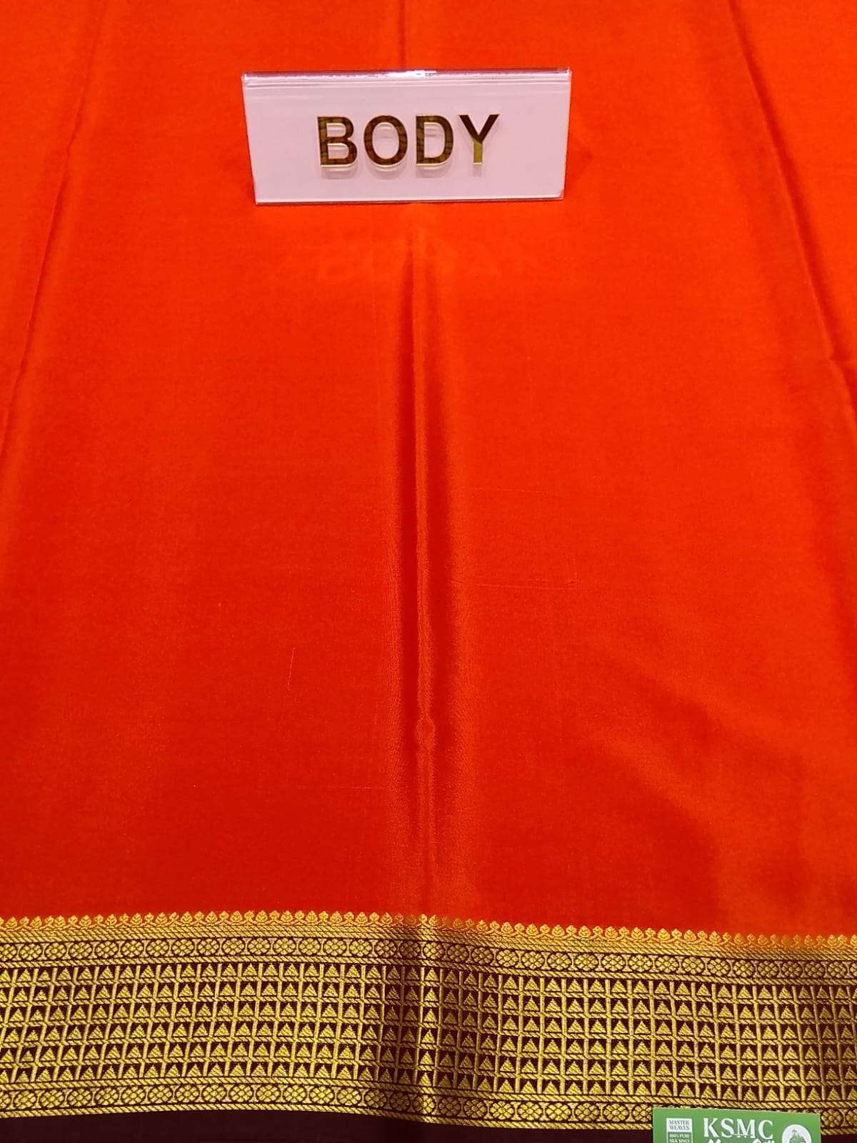 Pure Mysore Silk Saree.