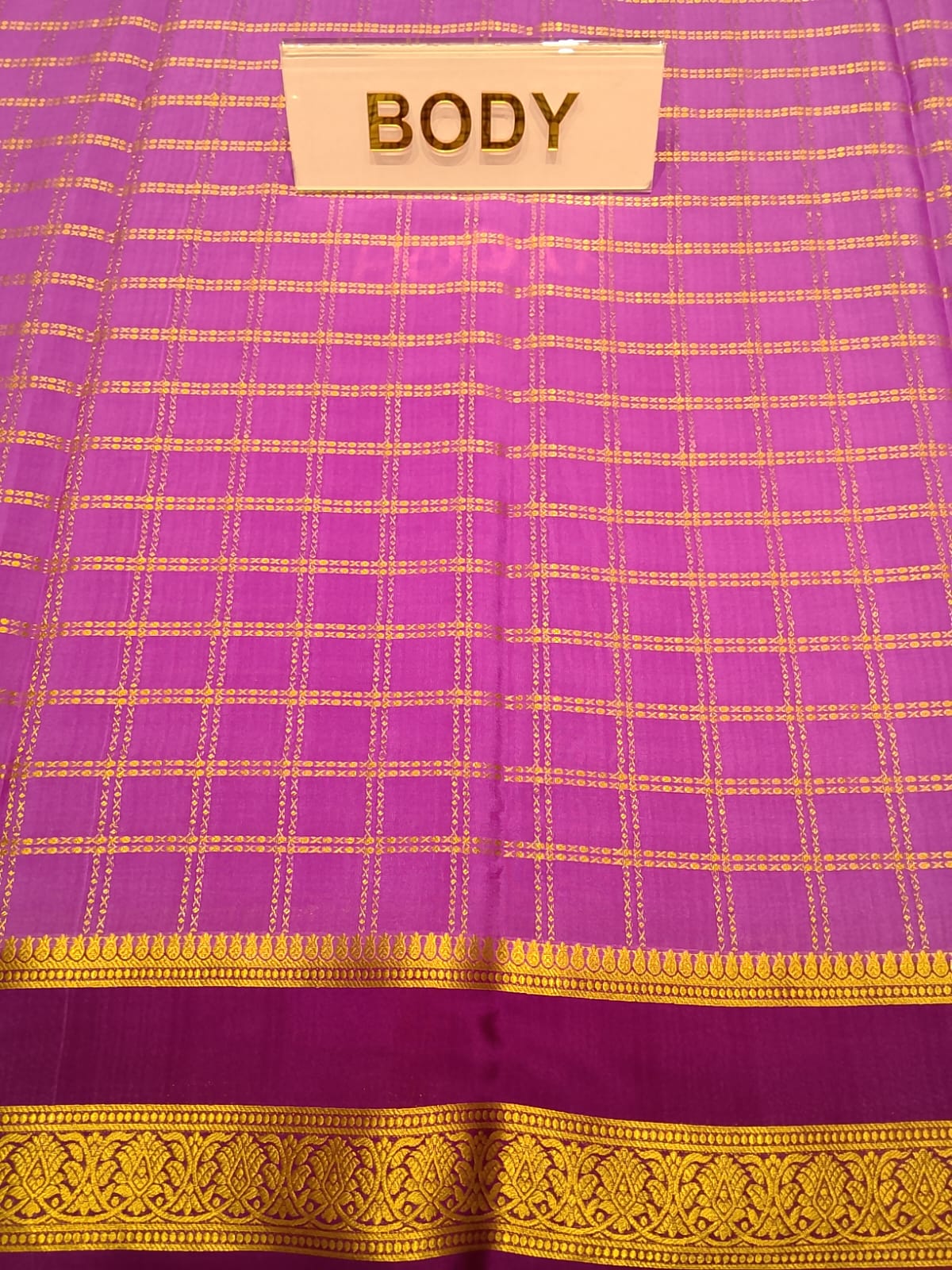 Pure Mysore Silk Saree.