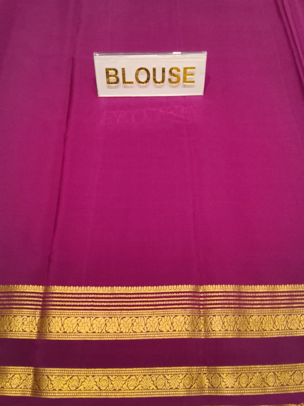 Pure Mysore Silk Saree.